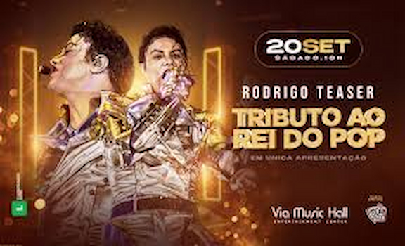 Rodrigo Teaser - Tributo ao Rei do Pop na VIA MUSIC HALL