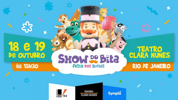 SHOW DO BITA - FESTA DOS BICHOS no Teatro Clara Nunes