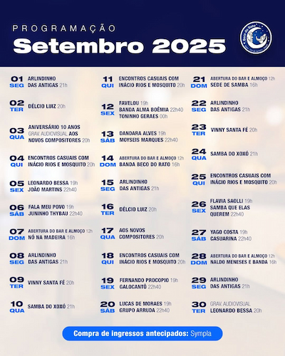 Agenda Setembro 2025