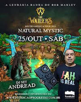 THE WAILERS TRAZEM A TURNÊ COMEMORATIVA DE “NATURAL MYSTIC” À FUNDIÇÃO PROGRESSO