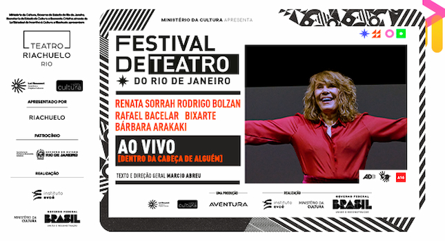 Teatros 1º Festival De Teatro Do Rio De Janeiro - Ao Vivo - Dentro Da Cabeça De Alguém no TEATRO RIACHUELO