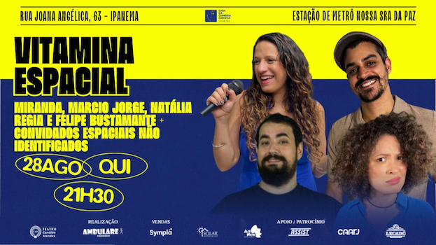 " VITAMINA ESPACIAL" no TEATRO CÂNDIDO MENDES