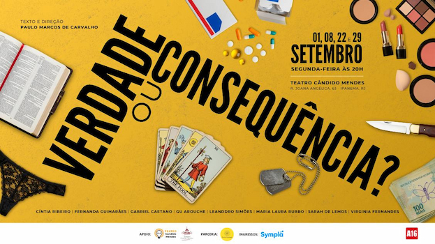 "Verdade ou Consequência?" no Teatro Cândido Mendes