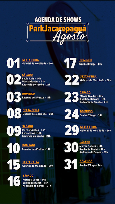 Bar do Zeca Pagodinho - BAR | PARKJACAREPAGUÁ - AGOSTO 2025