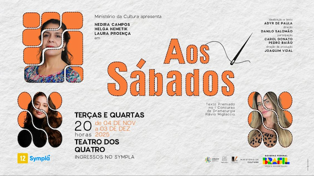 AOS SÁBADOS no Teatro dos Quatro