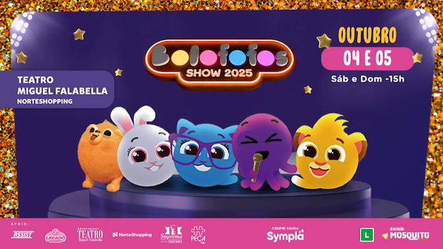 "BOLOFOFOS" SHOW 2025 NO TEATRO MIGUEL FALABELLA