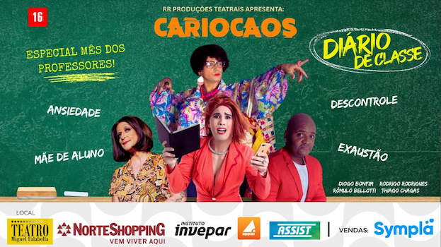 CARIOCAOS – Diário de Classe no TEATRO MIGUEL FALABELLA