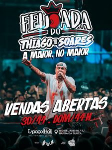 Feijoada do Thiago Soares no ESPAÇO HALL