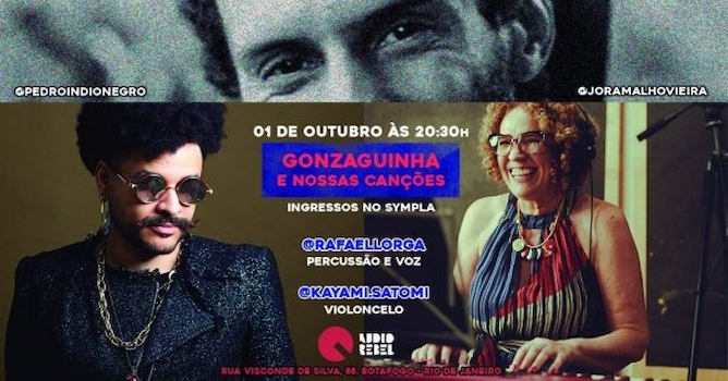 Gonzaguinha e Nossas Canções na Audio Rebel na AUDIO REBEL