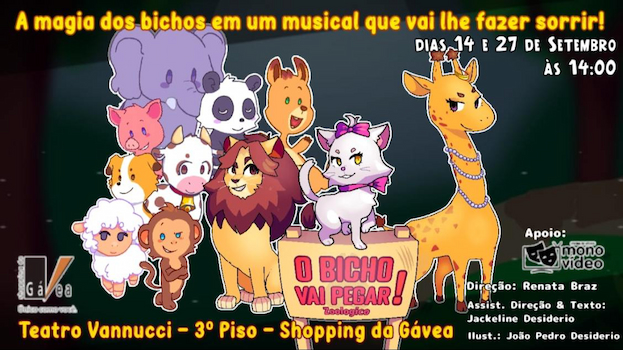 “O Bicho vai Pegar!” no TEATRO VANNUCCI