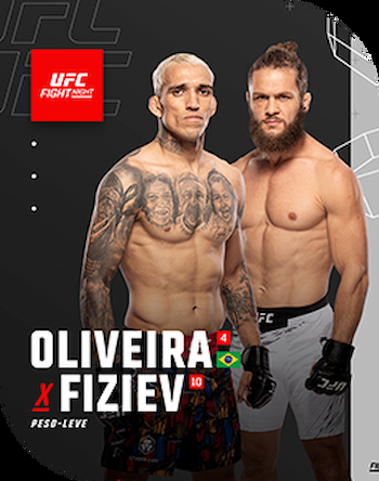 Oliveira X Fiziev na FARMASI ARENA- RJ