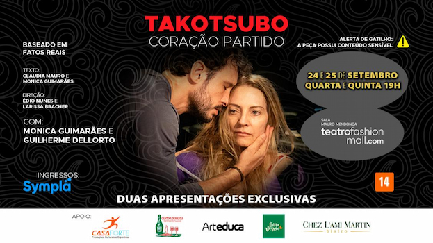TAKOTSUBO, CORAÇÃO PARTIDO no Teatro Fashion Mall - RJ
