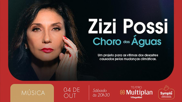 ZIZI POSSI NO TEATRO MULTIPLAN