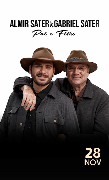 Almir Sater e Gabriel Sater no Qualistage