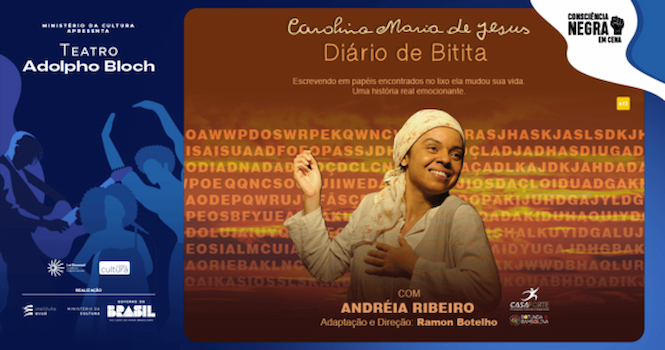 Carolina Maria De Jesus - Diário De Bitita no TEATRO ADOLPHO BLOCH