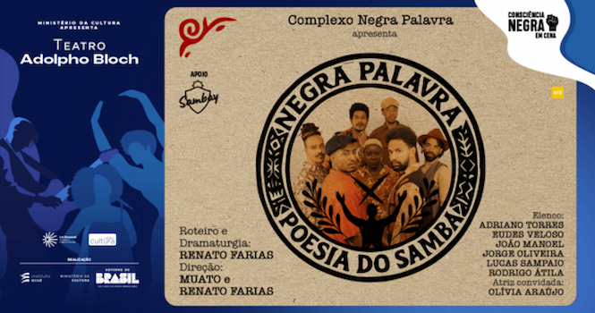Negra Palavra - A Poesia Do Samba no TEATRO ADOLPHO BLOCH
