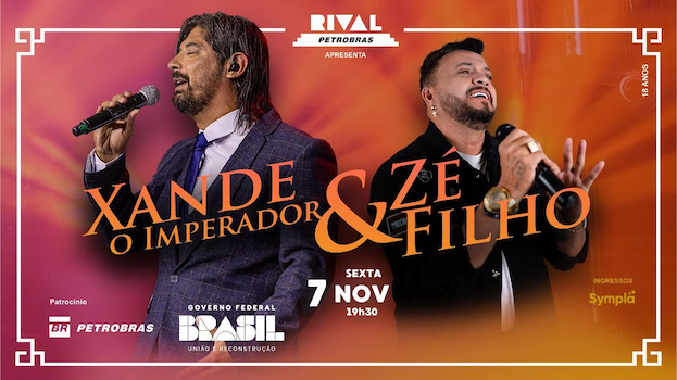 XANDE O IMPERADOR & ZÉ FILHO NO TEATRO RIVAL PETROBRAS