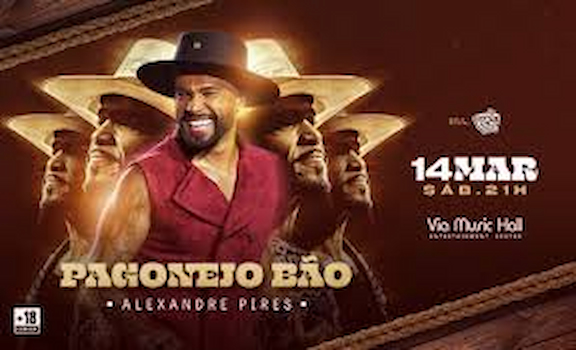 Alexandre Pires - Pagonejo Bão na VIA MUSIC HALL