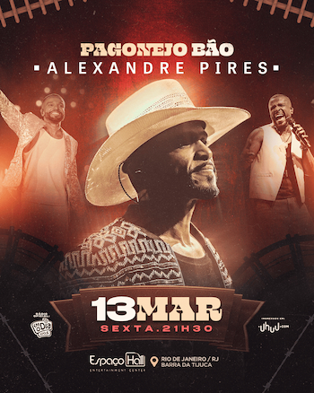 Alexandre Pires - Pagonejo Bão no ESPAÇO HALL