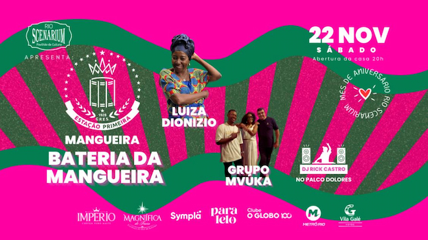 BATERIA DA MANGUEIRA NO RIO SCENARIUM