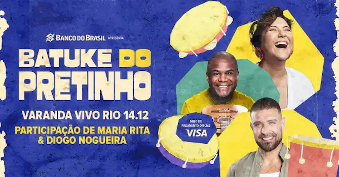 Batuke do Pretinho com part de Maria Rita e Diogo Nogueira no VIVO RIO