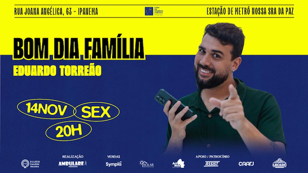 " ACHO QUE VI UM GATILHO: com Bruno França " NO TEATRO CANDIDO MENDES