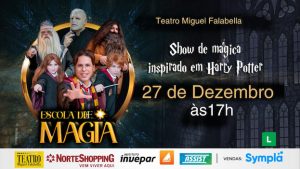ESCOLA DE MAGIA NO TEATRO MIGUEL FALABELLA
