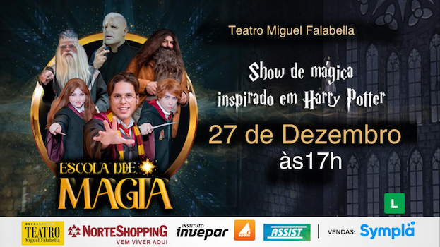 ESCOLA DE MAGIA NO TEATRO MIGUEL FALABELLA