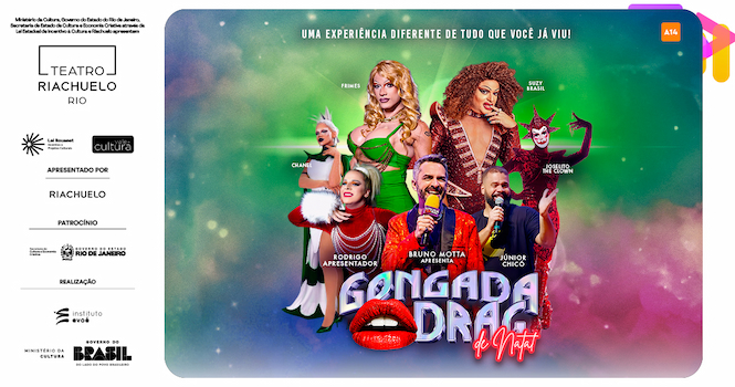 Gongada Drag De Natal no TEATRO RIACHUELO