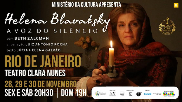 Helena Blavatsky, A Voz do Silêncio no Teatro Clara Nunes