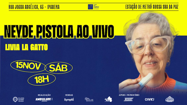 Livia La Gatto " NO TEATRO CANDIDO MENDES