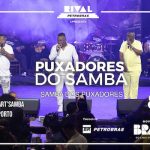 Puxadores do Samba Tinga, Marquinhos Art’Samba, Serginho do Porto, Bruno Ribas e Wantuir no Teatro Rival Petrobras