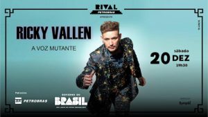 RICKY VALLEN EM “A VOZ MUTANTE” NO TEATRO RIVAL PETROBRAS