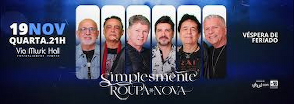 Roupa Nova na VIA MUSIC HALL