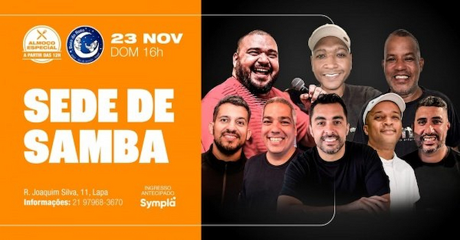 SEDE DE SAMBA NO BECO DO RATO