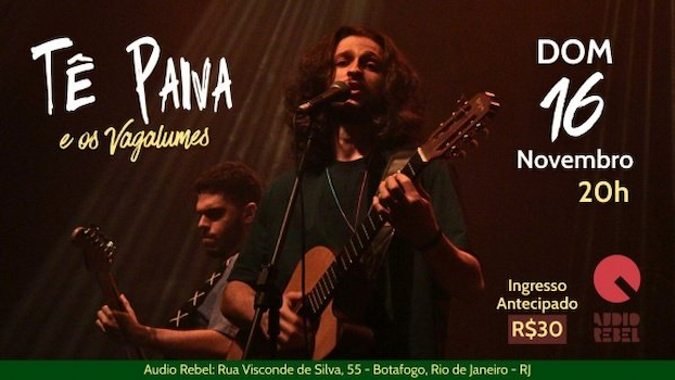 Tê Paiva e os Vagalumes na Audio Rebel