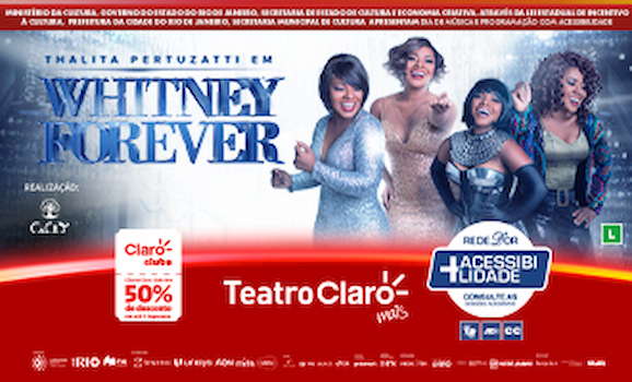 Thalita Pertuzatti – Whitney Forever no TEATRO CLARO RIO