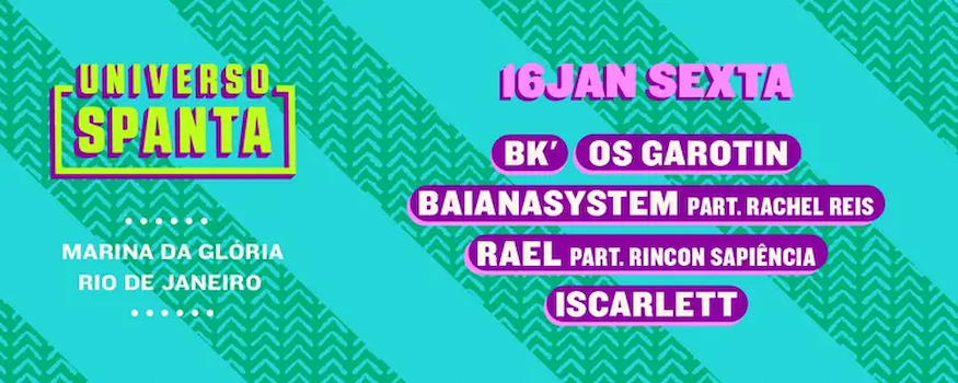 Universo Spanta 2026 na MARINA DA GLÓRIA - RJ