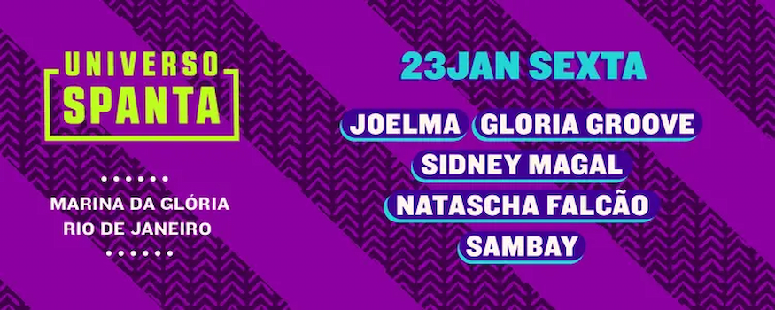 Universo Spanta 2026 na MARINA DA GLÓRIA - RJ