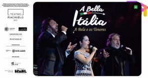 A Bella Itália - A Bela E Os Tenores no TEATRO RIACHUELO
