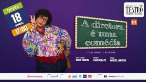 A DIRETORA É UMA COMÉDIA NO TEATRO MIGUEL FALABELLA