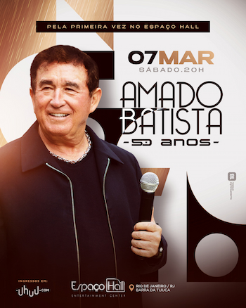 Amado Batista no ESPAÇO HALL