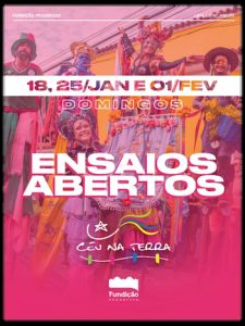 Bloco Céu na Terra no País Tropical – Salve Jorge! Carnaval 2026 na FUNDIÇÃO