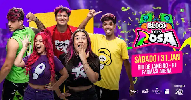 Bloco dos Rosa na FARMASI ARENA- RJ