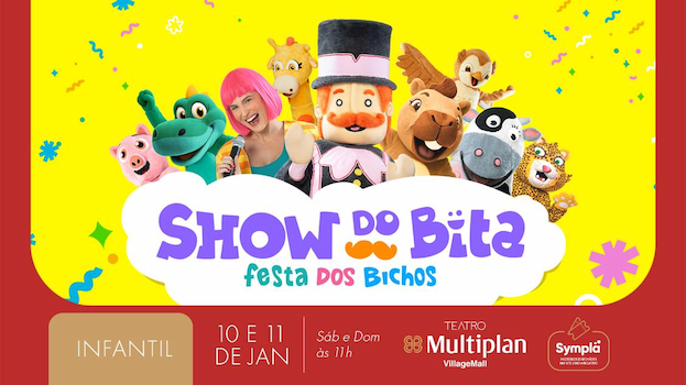 Festa dos Bichos no TEATRO MULTIPLAN