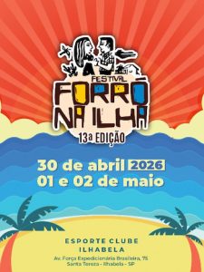 Festival Forró na Ilha 13a edicao - maio 2026
