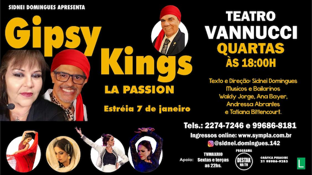 GIPSY KINGS LA PASSION NO TEATRO VANNUCCI