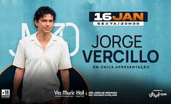 Jorge Vercillo na VIA MUSIC HALL