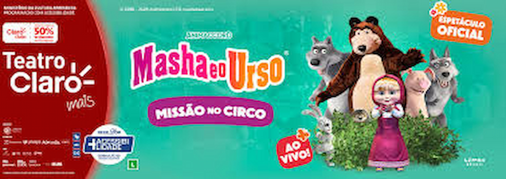 Masha e o Urso no TEATRO CLARO RIO