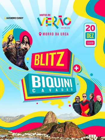 NOITES DE VERÃO NO MORRO DA URCA - BLITZ E BIQUINI